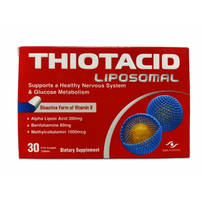 THIOTACID LIPOSOMAL DIETARY SUPPLEMENT 30 FILM-COATED TABLETS